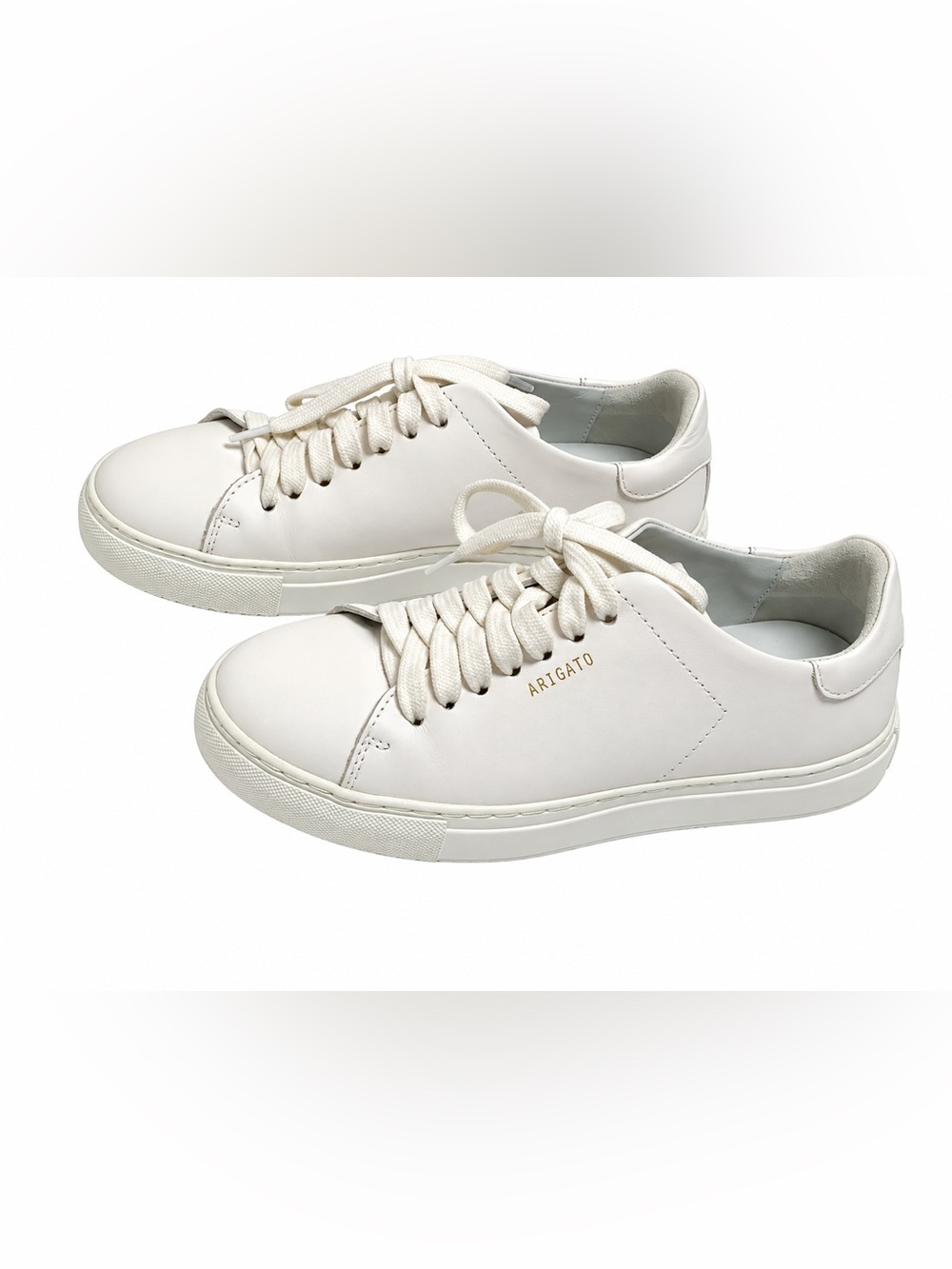 Axel Arigato White Leather Sneakers Women US 5 EU 35 Handmade in Portugal